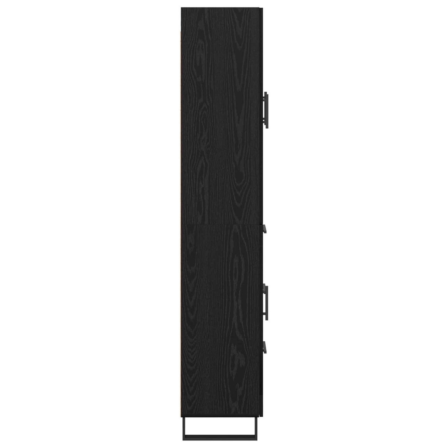 vidaXL Highboard with Drawer 2 pcs Black Oak 69.5 x 34 x 180 cm
