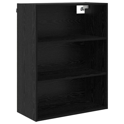 vidaXL Highboard Black Oak 69.5 x 32.5 x 180 cm Engineered Wood