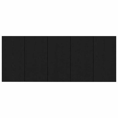 vidaXL Headboard with Cabinet 3 pcs Black Oak Engineered Wood