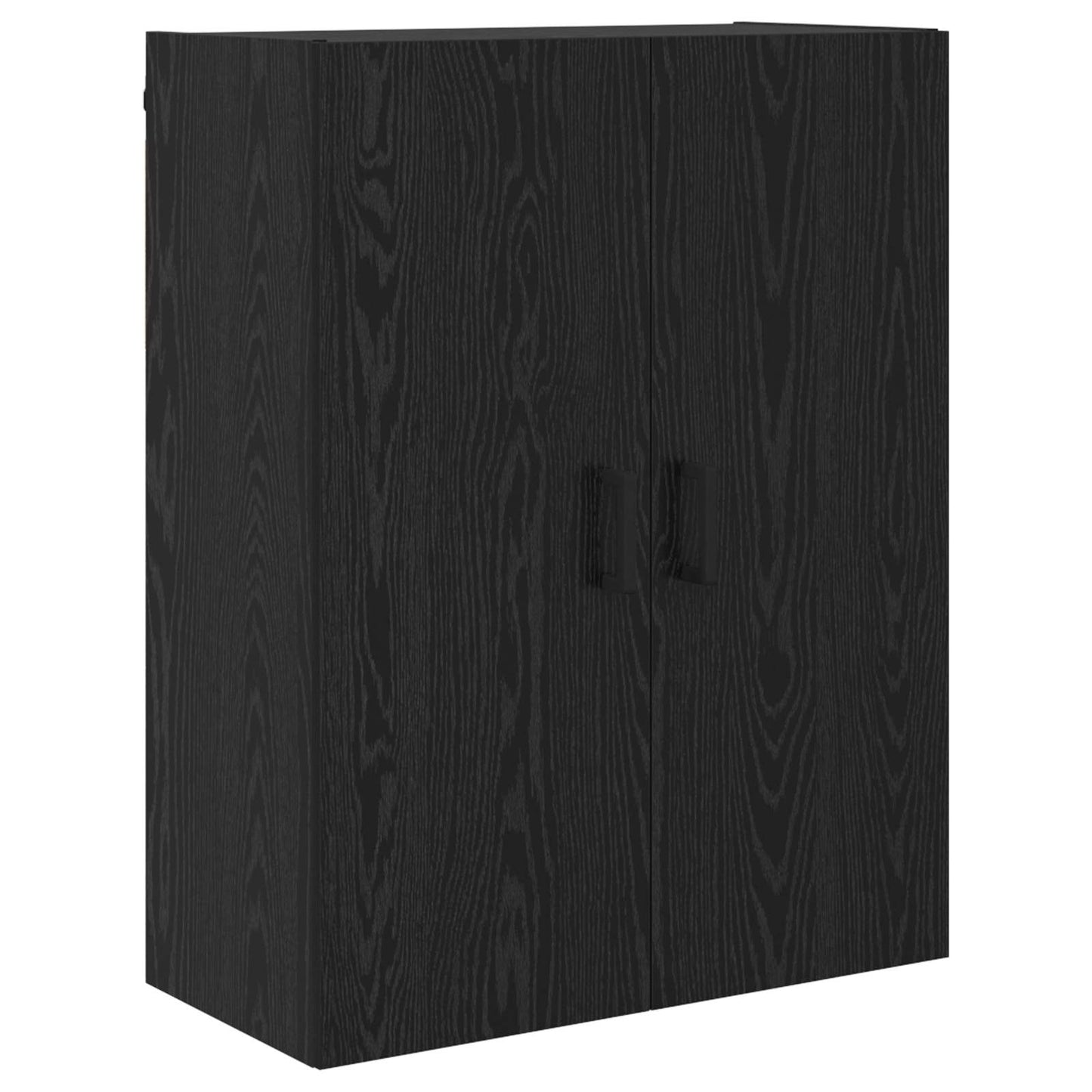 vidaXL Highboard Black Oak 69.5 x 34 x 180 cm Engineered Wood
