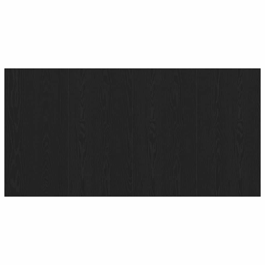 vidaXL Headboard with Cabinet 3 pcs Black Oak Engineered Wood