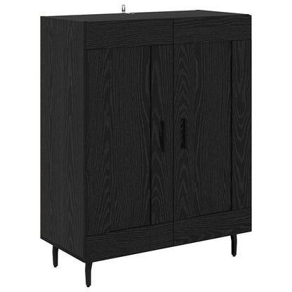 vidaXL Highboard Black Oak 69.5 x 34 x 180 cm