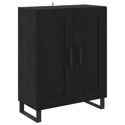 vidaXL Highboard 2 pcs Black Oak 69.5 x 34 x 180 cm