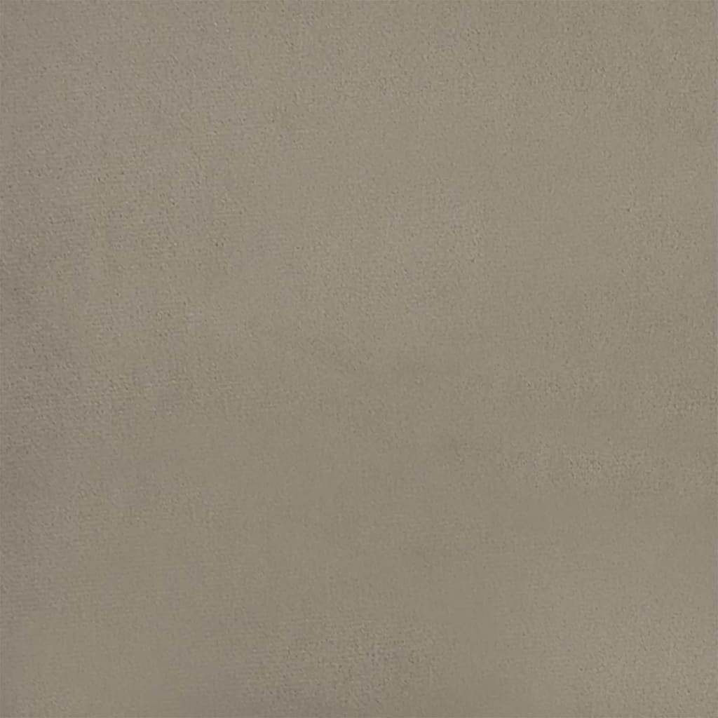 vidaXL Office Chair Light Grey 56 x 61.5 x 72 cm Velvet