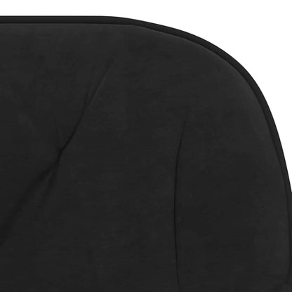 vidaXL Office Chair Height Adjustable Black 56 x 61.5 x 72 cm Velvet