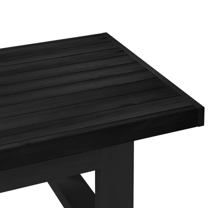 vidaXL Coffee Table NOAIN Black 119 x 60 x 40 cm Solid Pine Wood