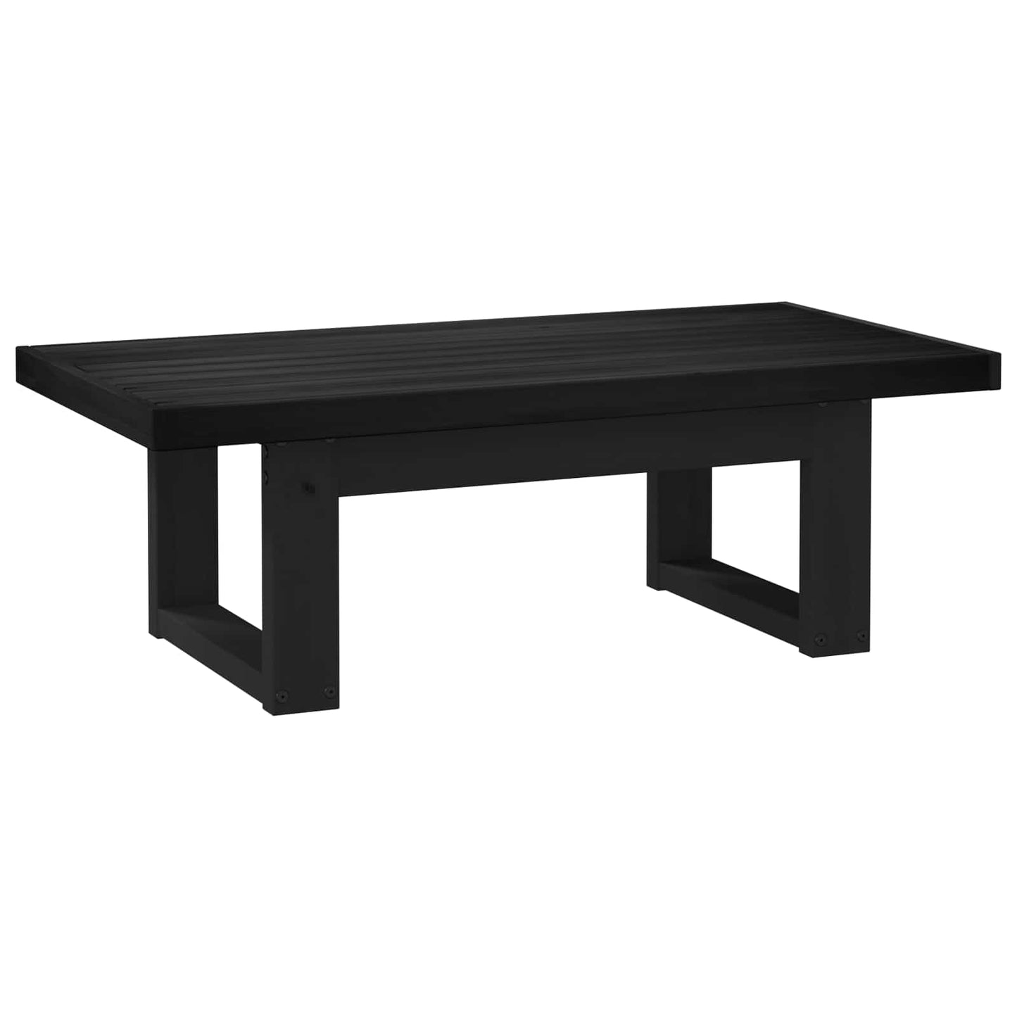 vidaXL Coffee Table NOAIN Black 119 x 60 x 40 cm Solid Pine Wood