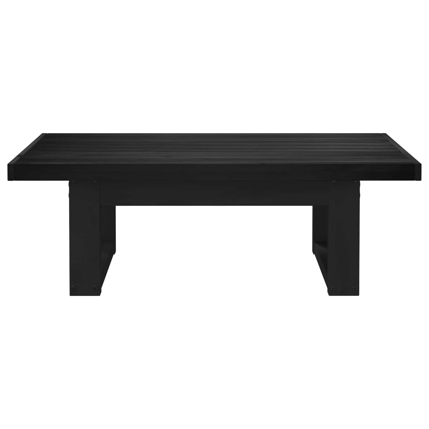 vidaXL Coffee Table NOAIN Black 119 x 60 x 40 cm Solid Pine Wood