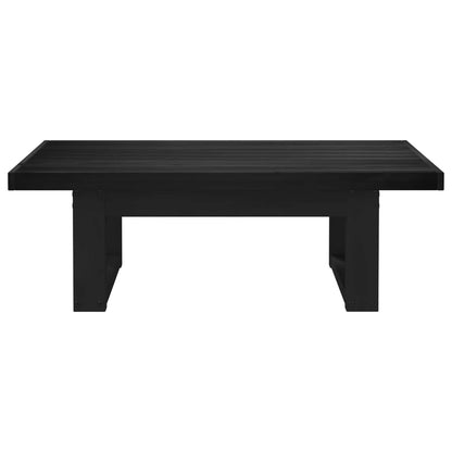 vidaXL Coffee Table NOAIN Black 119 x 60 x 40 cm Solid Pine Wood