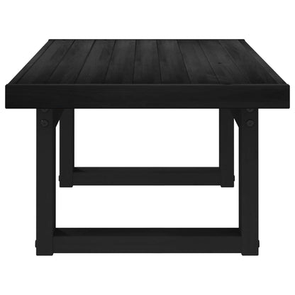 vidaXL Coffee Table NOAIN Black 119 x 60 x 40 cm Solid Pine Wood