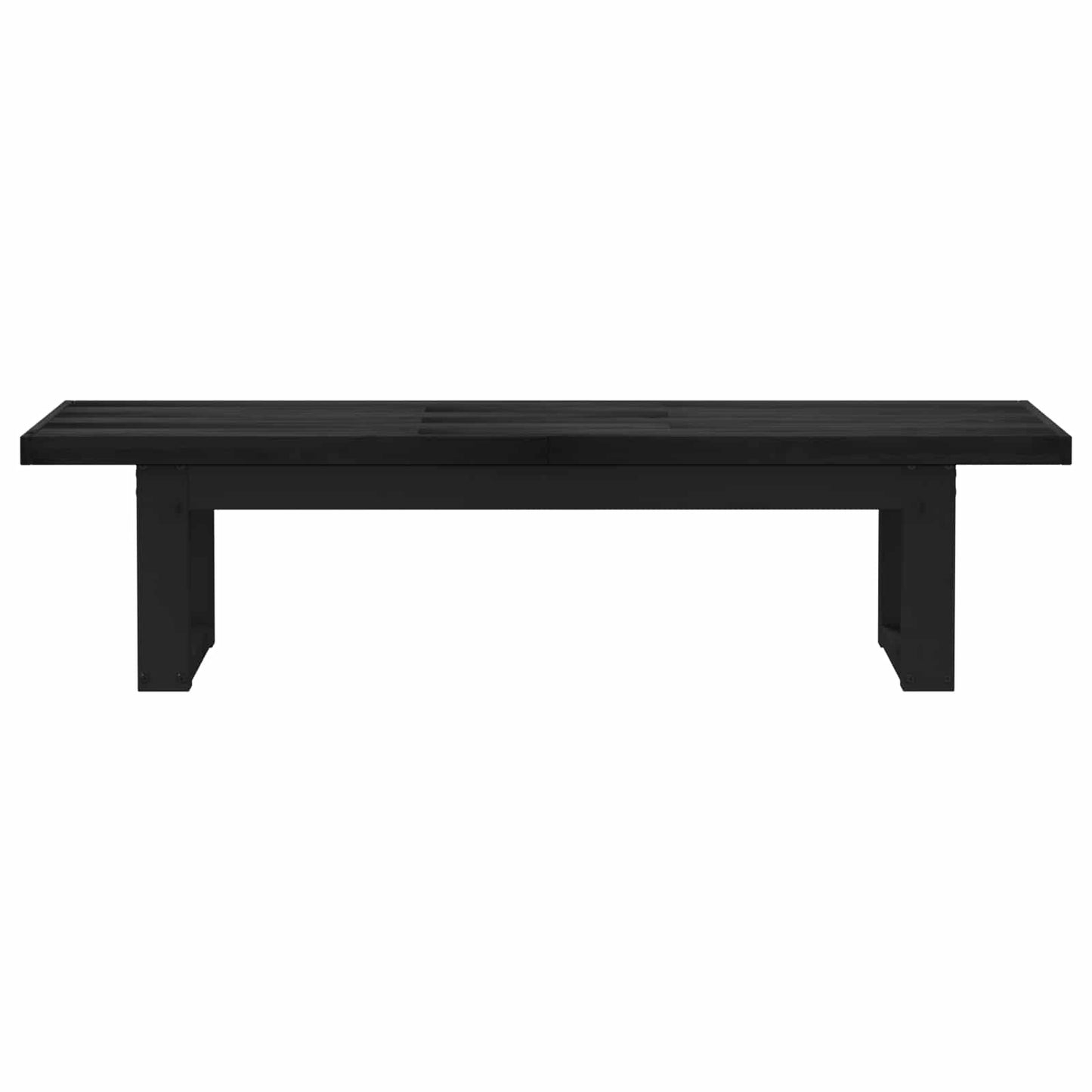 vidaXL Dining Bench NOAIN 180 x 41 x 45 cm Solid Pine Wood Black