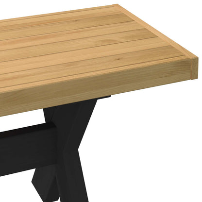 vidaXL Dining Bench NOAIN 160 x 41 x 45 cm Solid Pine Wood Natural