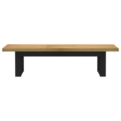 vidaXL Dining Bench NOAIN 160 x 41 x 45 cm Solid Pine Wood Natural