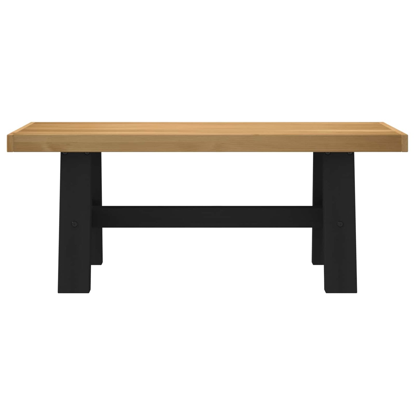 vidaXL Dining Bench NOAIN 120 x 41 x 45 cm Solid Pine Wood Natural