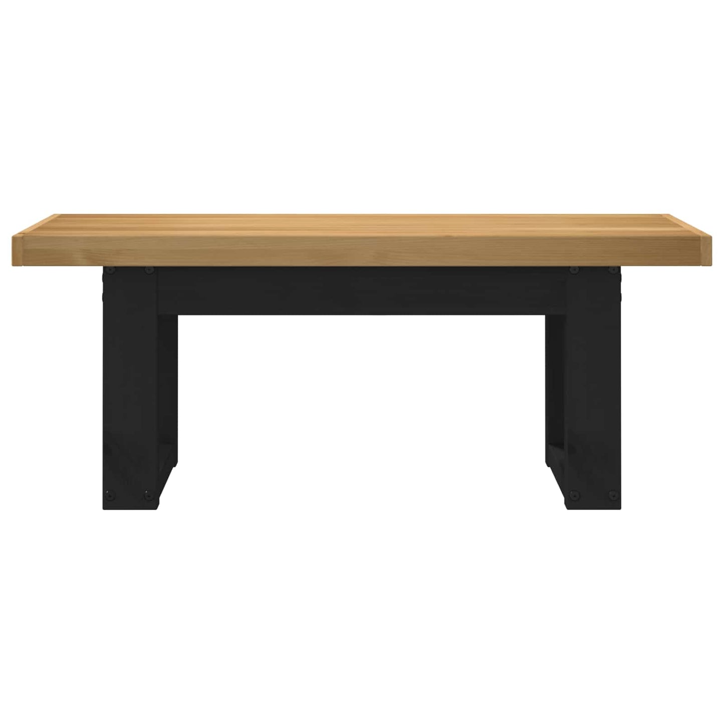 vidaXL Dining Bench NOAIN 120 x 41 x 45 cm Solid Pine Wood Natural