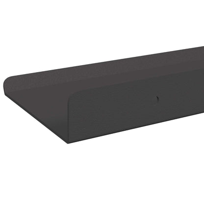 vidaXL Floating Shelf 3 pcs Black 40 x 9 x 2.5 cm Steel