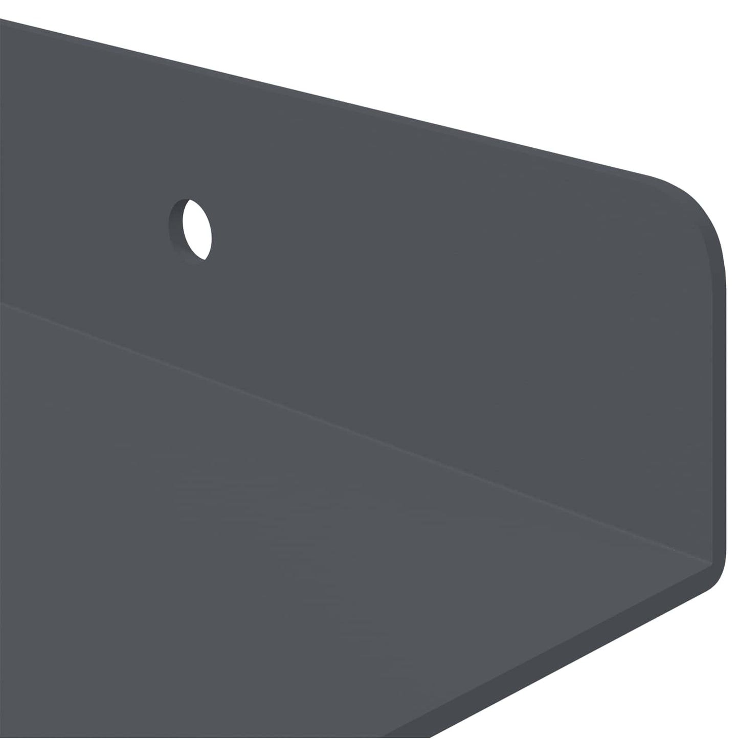 vidaXL Floating Shelf 3 pcs Anthracite 40 x 9 x 2.5 cm Steel