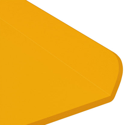 vidaXL Floating Shelf 3 pcs Mustard Yellow 40 x 9 x 2.5 cm Steel