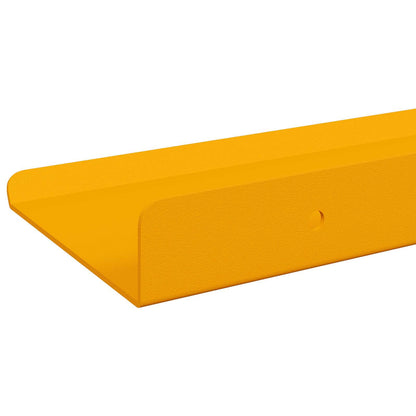 vidaXL Floating Shelf 3 pcs Mustard Yellow 40 x 9 x 2.5 cm Steel