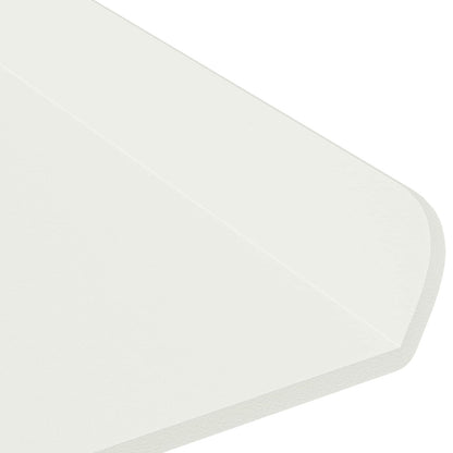 vidaXL Floating Shelf Wall-mounted 3 pcs White 40 x 9 x 2.5 cm Steel