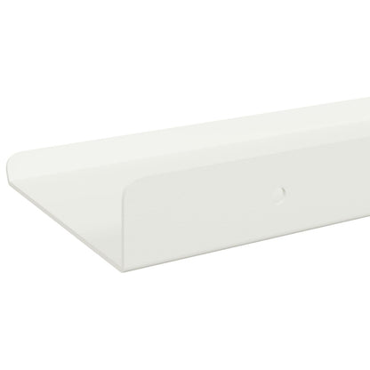 vidaXL Floating Shelf Wall-mounted 3 pcs White 40 x 9 x 2.5 cm Steel