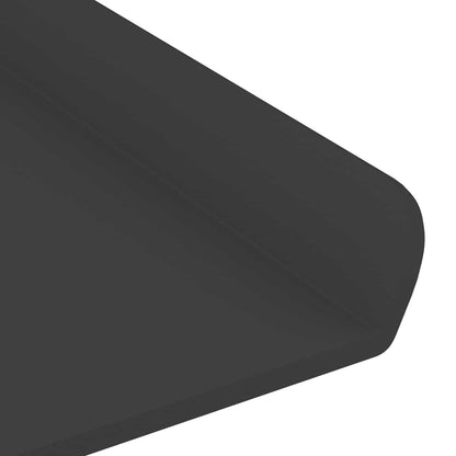 vidaXL Floating Shelf 4 pcs Black 30 x 9 x 2.5 cm Steel