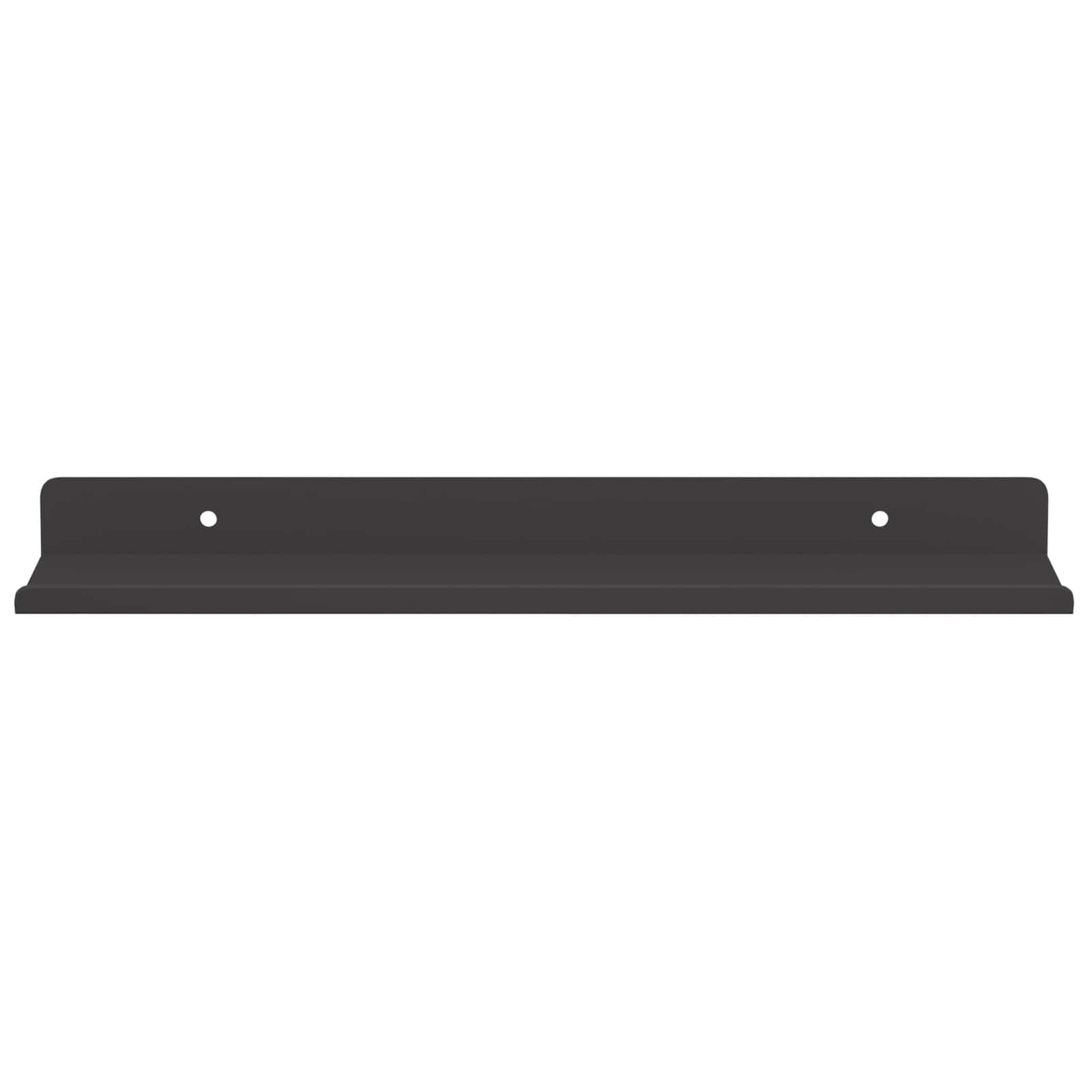 vidaXL Floating Shelf 4 pcs Black 30 x 9 x 2.5 cm Steel