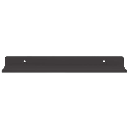 vidaXL Floating Shelf 4 pcs Black 30 x 9 x 2.5 cm Steel