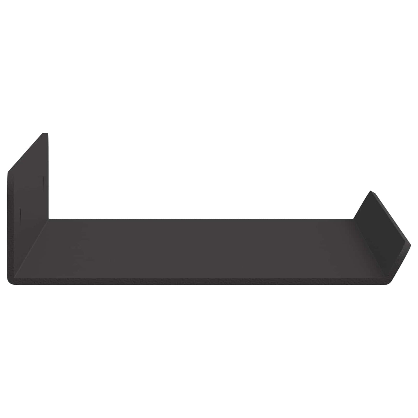 vidaXL Floating Shelf 4 pcs Black 30 x 9 x 2.5 cm Steel