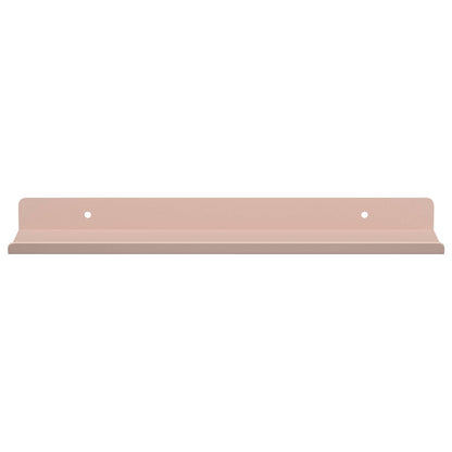 vidaXL Floating Shelf Wall-mounted 4 pcs Pink 30 x 9 x 2.5 cm Steel