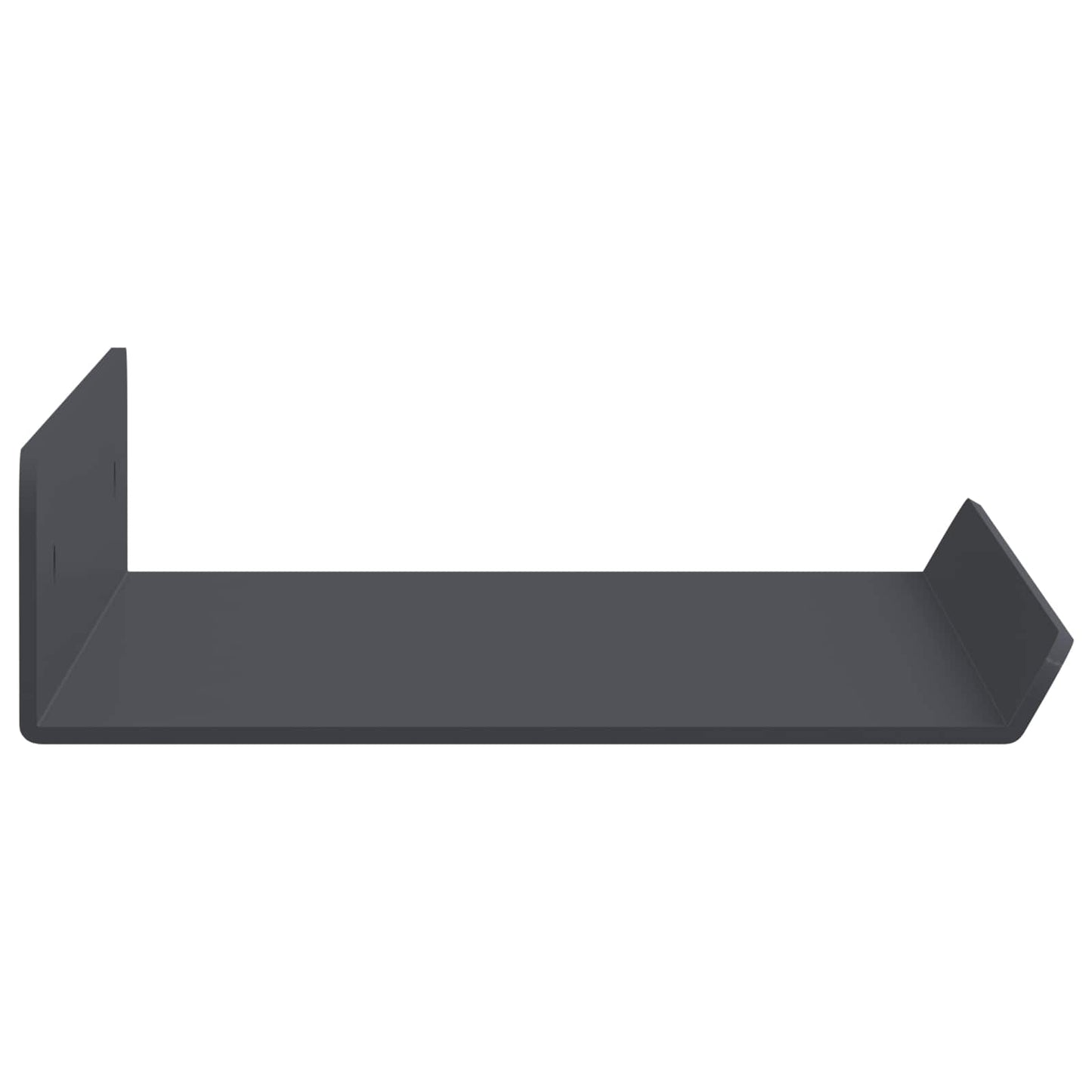 vidaXL Floating Shelf 4 pcs Anthracite 30 x 9 x 2.5 cm Steel