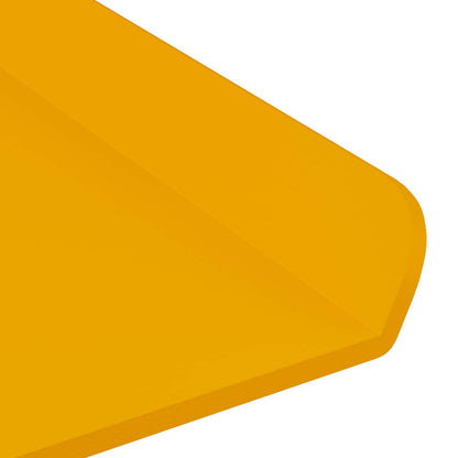 vidaXL Floating Shelf 4 pcs Mustard Yellow 30 x 9 x 2.5 cm Steel