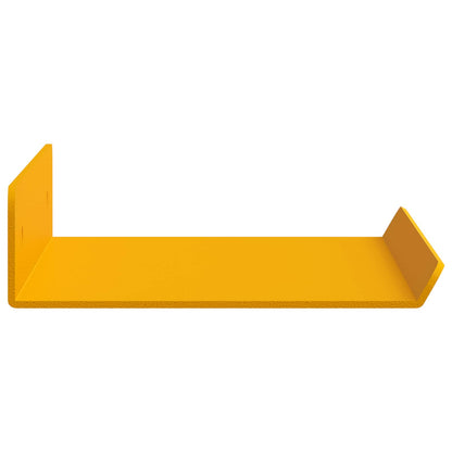 vidaXL Floating Shelf 4 pcs Mustard Yellow 30 x 9 x 2.5 cm Steel