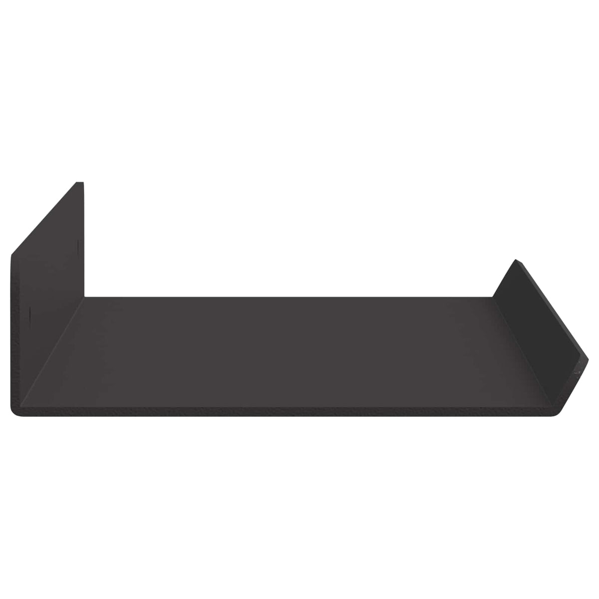 vidaXL Floating Shelf 2 pcs Black 40 x 9 x 2.5 cm Steel