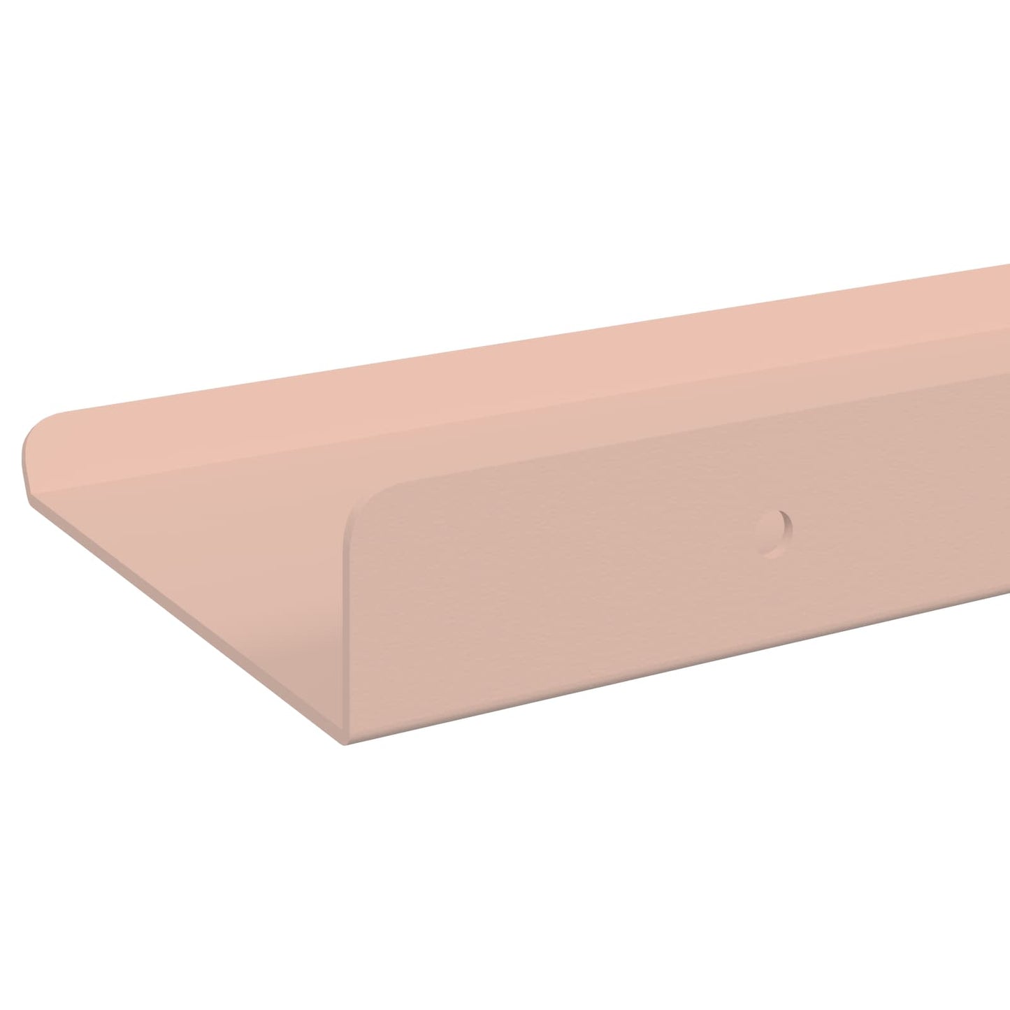 vidaXL Floating Shelf Wall-mounted 4 pcs Pink 40 x 8.5 x 2.5 cm Steel