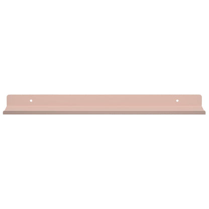 vidaXL Floating Shelf Wall-mounted 4 pcs Pink 40 x 8.5 x 2.5 cm Steel