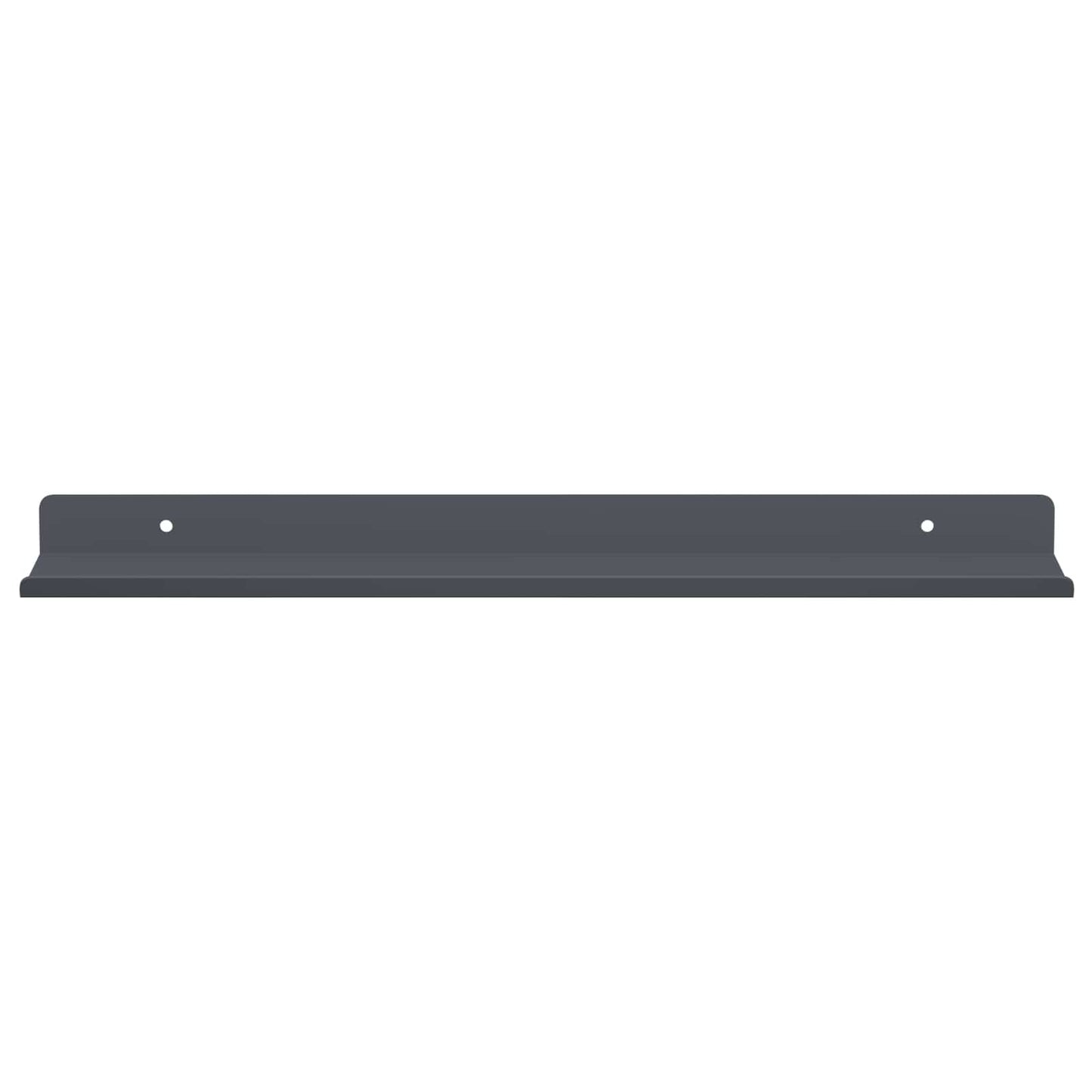 vidaXL Floating Shelf 2 pcs Anthracite 40 x 8.5 x 2.5 cm Steel