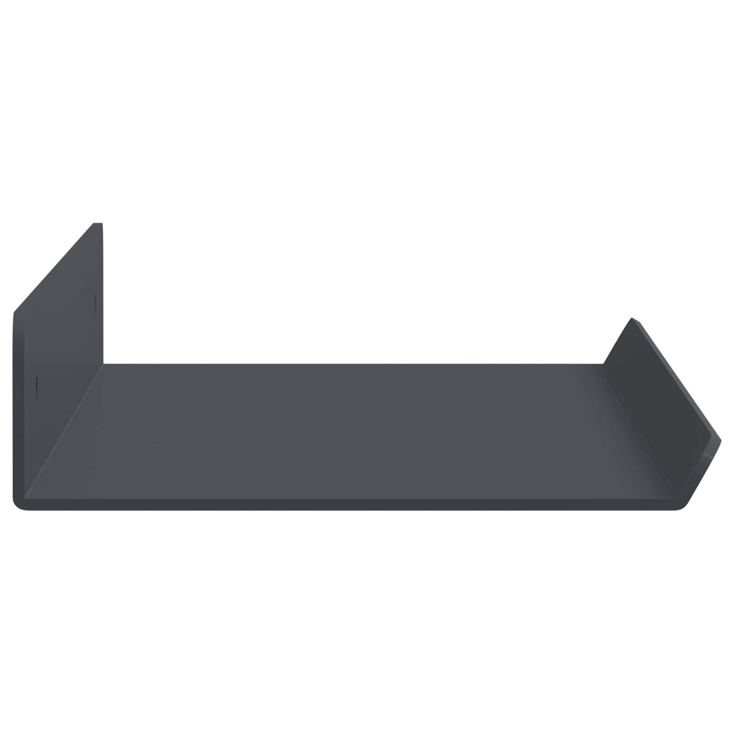 vidaXL Floating Shelf 4 pcs Anthracite 40 x 8.5 x 2.5 cm Steel