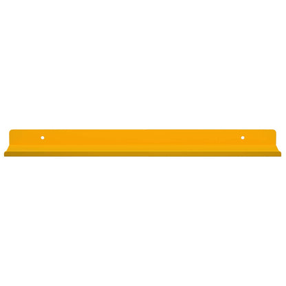 vidaXL Floating Shelf 4 pcs Mustard Yellow 40 x 8.5 x 2.5 cm Steel