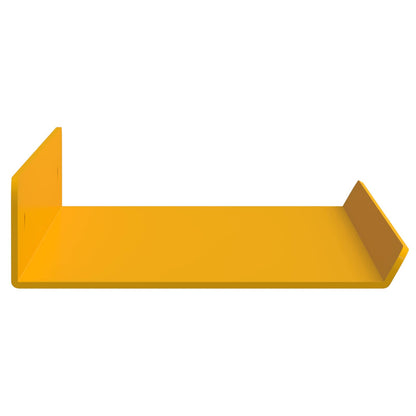 vidaXL Floating Shelf 4 pcs Mustard Yellow 40 x 8.5 x 2.5 cm Steel