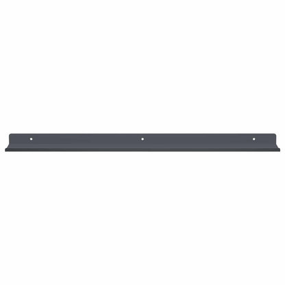 vidaXL Floating Shelf 2 pcs Anthracite 60 x 8.5 x 2.5 cm Steel