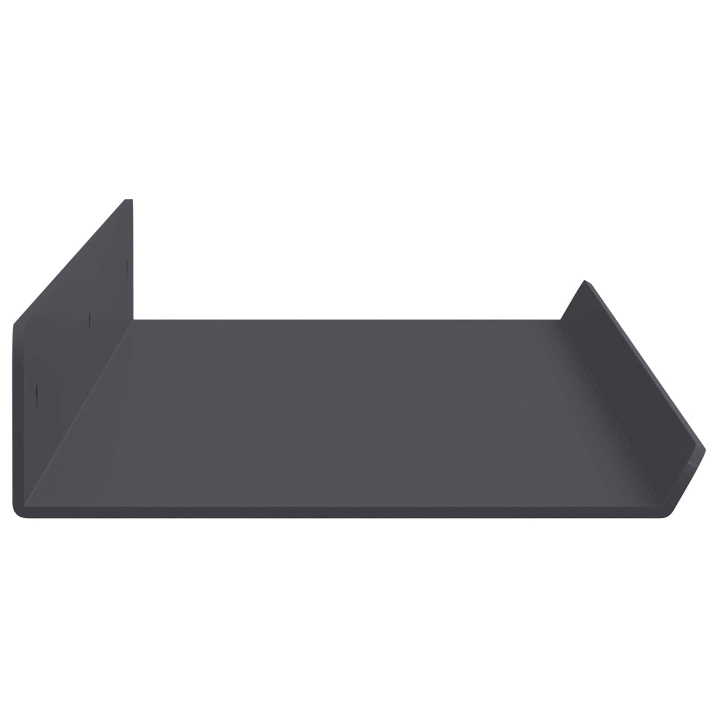vidaXL Floating Shelf 4 pcs Anthracite 60 x 8.5 x 2.5 cm Steel