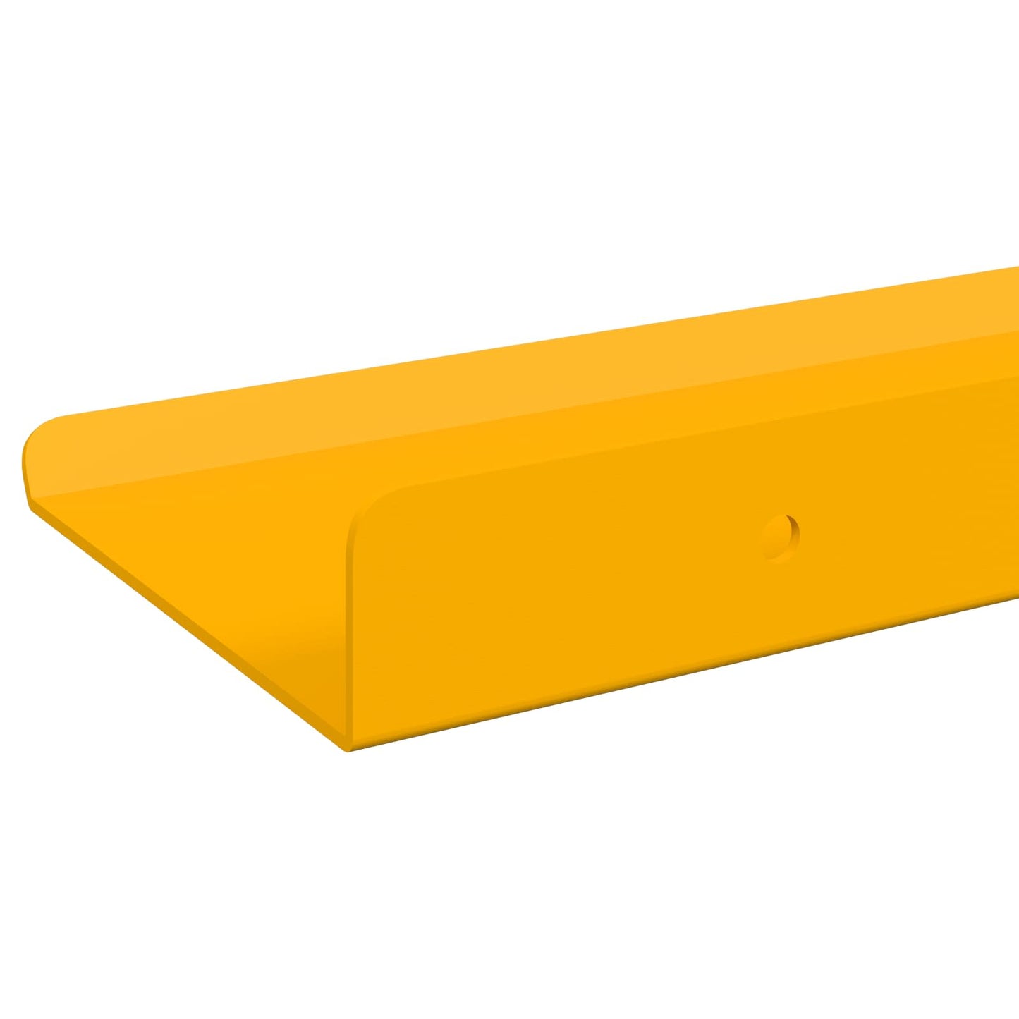 vidaXL Floating Shelf 2 pcs Mustard Yellow 60 x 8.5 x 2.5 cm Steel