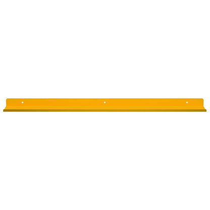 vidaXL Floating Shelf 4 pcs Mustard Yellow 60 x 8.5 x 2.5 cm Steel