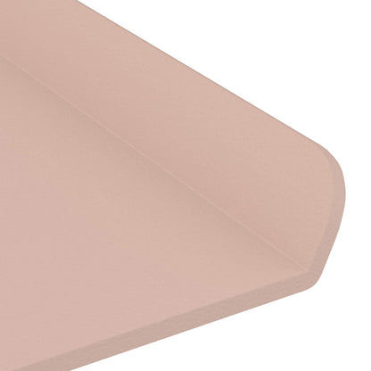 vidaXL Floating Shelf Wall-mounted 4 pcs Pink 80 x 9 x 2.5 cm Steel