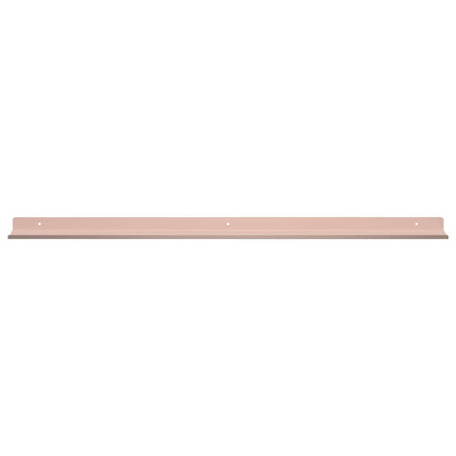 vidaXL Floating Shelf Wall-mounted 4 pcs Pink 80 x 9 x 2.5 cm Steel