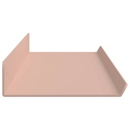 vidaXL Floating Shelf Wall-mounted 4 pcs Pink 80 x 9 x 2.5 cm Steel