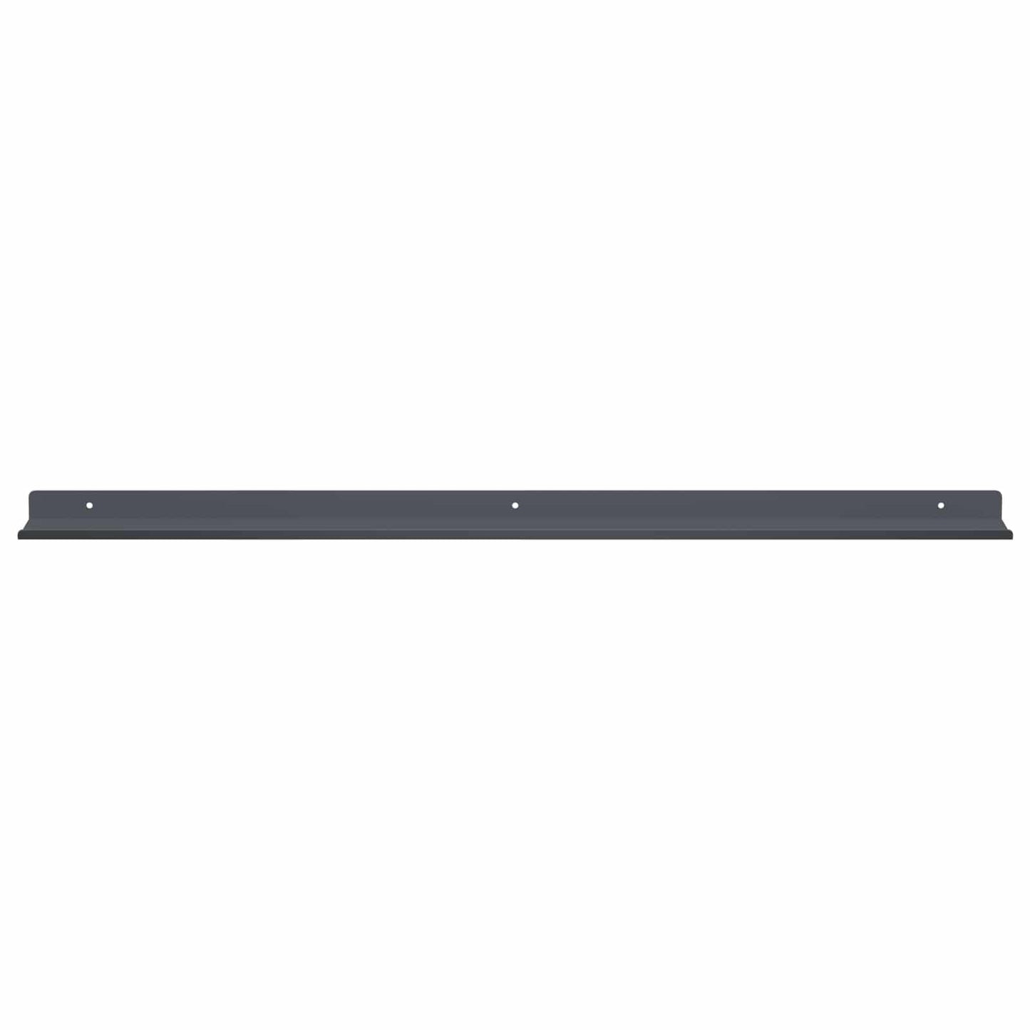 vidaXL Floating Shelf 2 pcs Anthracite 80 x 9 x 2.5 cm Steel