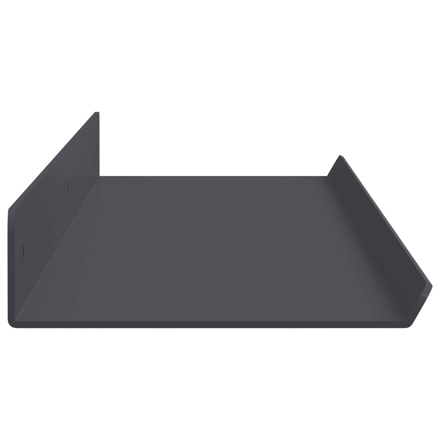 vidaXL Floating Shelf 2 pcs Anthracite 80 x 9 x 2.5 cm Steel