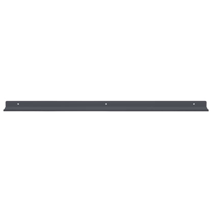 vidaXL Floating Shelf 4 pcs Anthracite 80 x 9 x 2.5 cm Steel